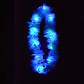 Lichtgevende Hawaii Ketting - LED - Blauw