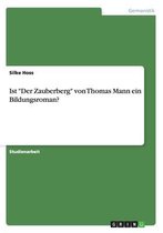 Ist "Der Zauberberg" von Thomas Mann ein Bildungsroman?