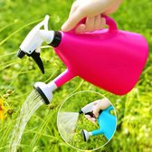 ✿BrenLux - Gieter Fuchsia - Plantenspuit - 2 in 1 - Gieter + Plantenspuit - Hippe plantengieter - Gieter voor binnen en buiten
