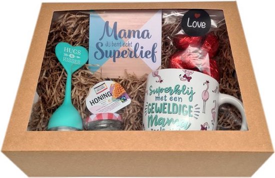 Moederdag cadeau pakket ''Geweldige mama" | 9 mei | kado | Gift set | Thee  | chocolade... | bol.com