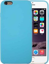 Voor iPhone 6 Plus & 6s Plus Pure Color Liquid Silicone + PC Beschermende Cover Case (Blauw)