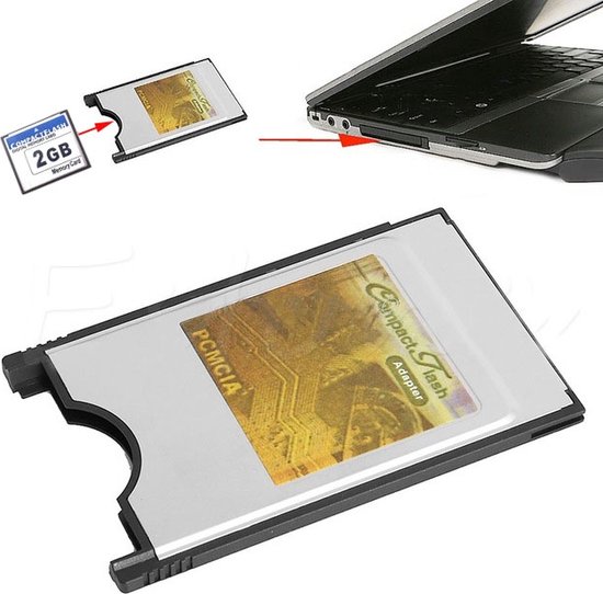 Lecteur de carte adaptateur Compact Flash CF vers PC Card PCMCIA | bol