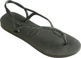 Havaianas Luna Premium II Dames Slippers - Green Olive - Maat 41/42