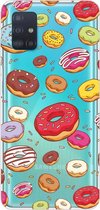 Voor Galaxy A51 Lucency Painted TPU beschermhoes (donut)