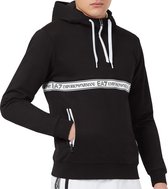 EA7 Train Logo Hoodie  Trui - Mannen - zwart/wit