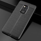 Litchi Texture TPU schokbestendig hoesje voor Huawei Mate 20 (zwart)