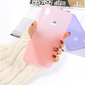 Voor Galaxy A10s 1.5mm Liquid Emulsion Translucent TPU Case (roze)