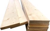 Steigerhouten plank, Steigerplank 95cm (2x geschuurd) | Steigerhout Wandplank | Steigerplanken | Landelijk | Industrieel | Loft | Hout |Nieuw vuren