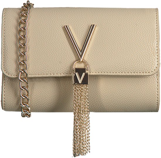 Valentino Bags Divina Sa Crossbody tas imitatieleer lichtgrijs -  VBS1IJ03-185 | wardow.com