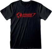Marvel Comics - Stark Industries Unisex T-Shirt Zwart