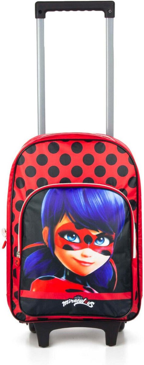 Miraculous Ladybug trolley - rugzaktrolley - koffer 40cm 2in1 - Goede  kwaliteit. | bol.com