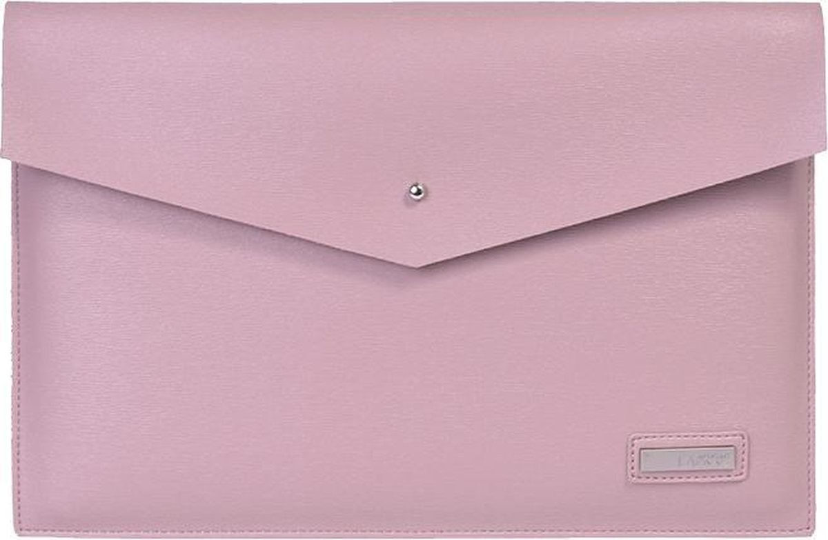 Laptophoes 13 Inch Briefcase – Macbook Pro 13 Inch case 2009-2012 – Macbook Air 2008-2017 Case – Laptop Sleeve – Oud (Koraal) Roze