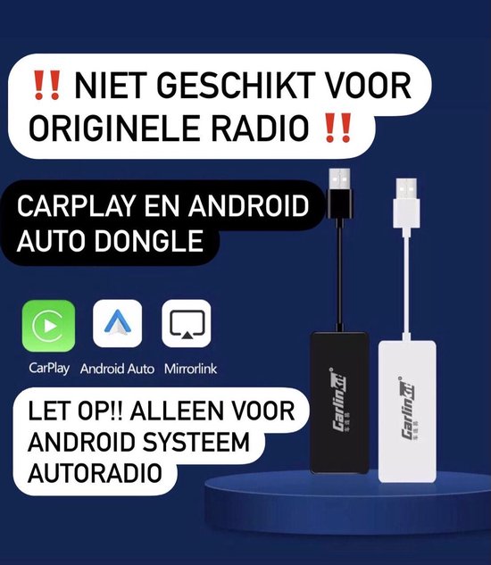 Dongle Apple CarPlay Android Auto pour la navigation Android