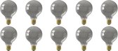 CALEX - LED Lamp 10 Pack - Globe - Filament G95 - E27 Fitting - Dimbaar - 4W - Warm Wit 2100K - Titanium