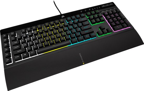 Corsair K55 RGB Pro - Gaming Toetsenbord - Membraam toetsen - Qwerty  Zwart