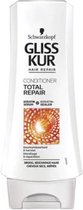 Gliss Kur - Conditioner - Total Repair Keratine Serum - Soepelheid en Glans - 1 Stuk