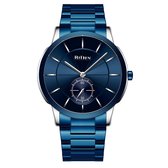 BiDen - Unisex Horloge - Blauw - Ø 40mm (Productvideo)