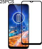 Voor Motorola Moto G8 Power Lite 25 PCS Full Glue Full Screen Tempered Glass Film