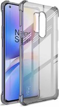 Voor OnePlus 8 Pro IMAK Volledige dekking schokbestendige TPU beschermhoes (transparant zwart)