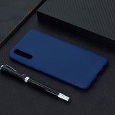 Voor Galaxy A50 Candy Color TPU Case (blauw)