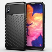 Voor Galaxy A10e Thunderbolt Shockproof TPU Soft Case (zwart)