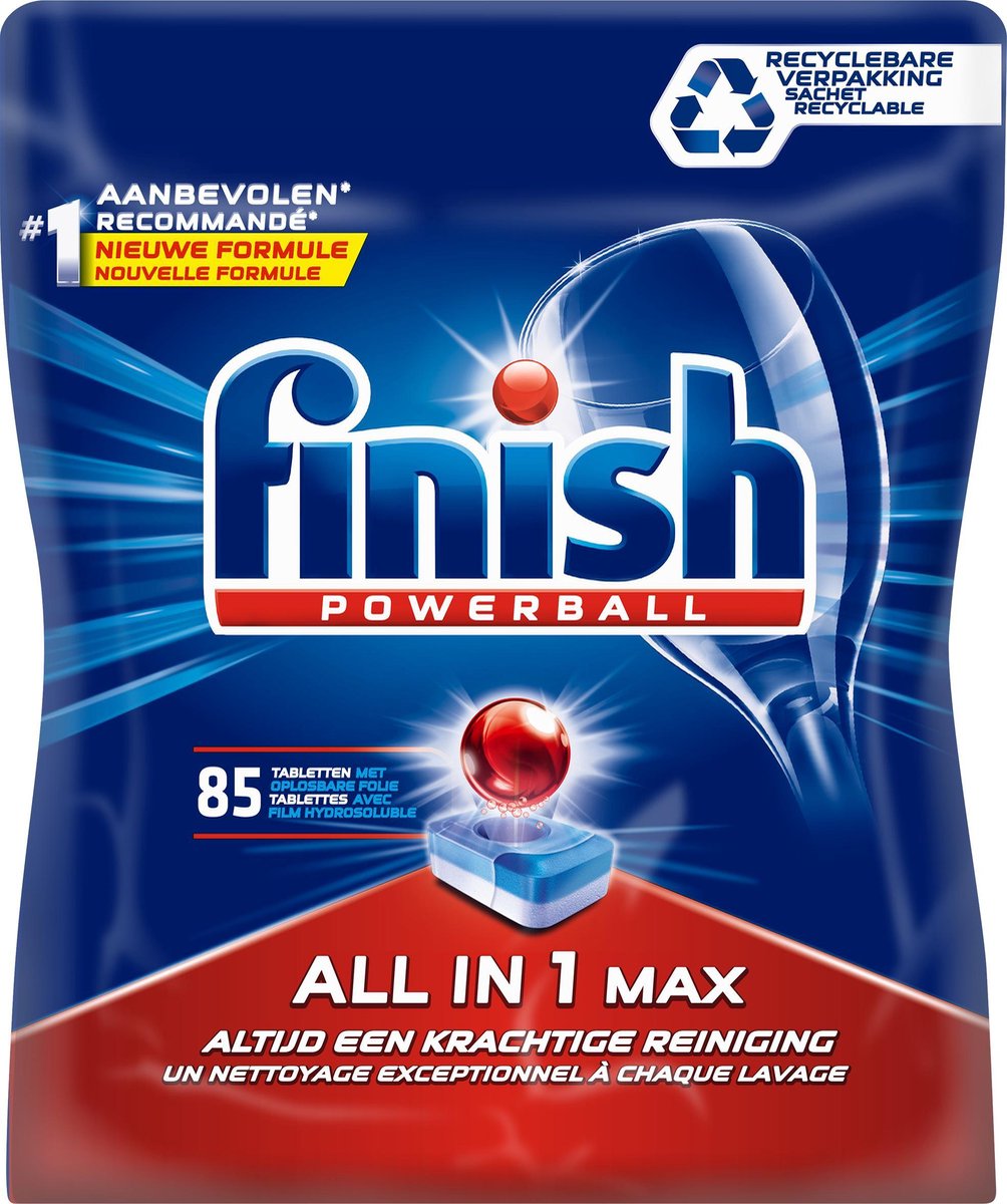 Finish All In 1 Max Regular Vaatwastabletten 85 Tabs Bol Com