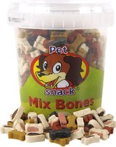 Petsnack mix bones - 500 gr - 1 stuks