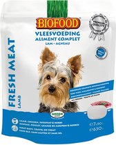 Biofood vleesvoeding lam - 630gr - 1 stuks