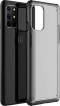 Voor OnePlus 8T Vierhoekige schokbestendige TPU + pc-beschermhoes (zwart)