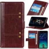 Erwten Crazy Horse Texture Horizontale Flip Leren Case met Houder & Kaartsleuven & Portemonnee Voor iPhone 12/12 Pro (Bruin)