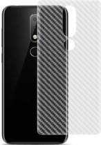 Voor Nokia X6 / 6.1 Plus IMAK Carbon Fiber Pattern PVC Back Protective Film