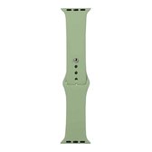 Voor Apple Watch Series 5 & 4 40 mm / 3 & 2 & 1 38 mm siliconen horlogebandje, kort gedeelte (vrouwelijk) (mintgroen)