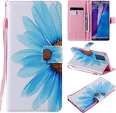 Voor Samsung Galaxy Note 20 Schilderen Horizontale Flip Leren Case met Houder & Kaartsleuf & Lanyard (Zonnebloem)