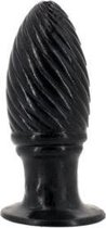 XXLTOYS - Nexus - Plug - inbrenglengte 11 X 4.3 cm - Echte Ribbel Buttplug - Anale plug - Black - Made in Europe - voor Diehards only