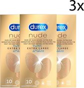Durex Condooms Nude XL 10st x3
