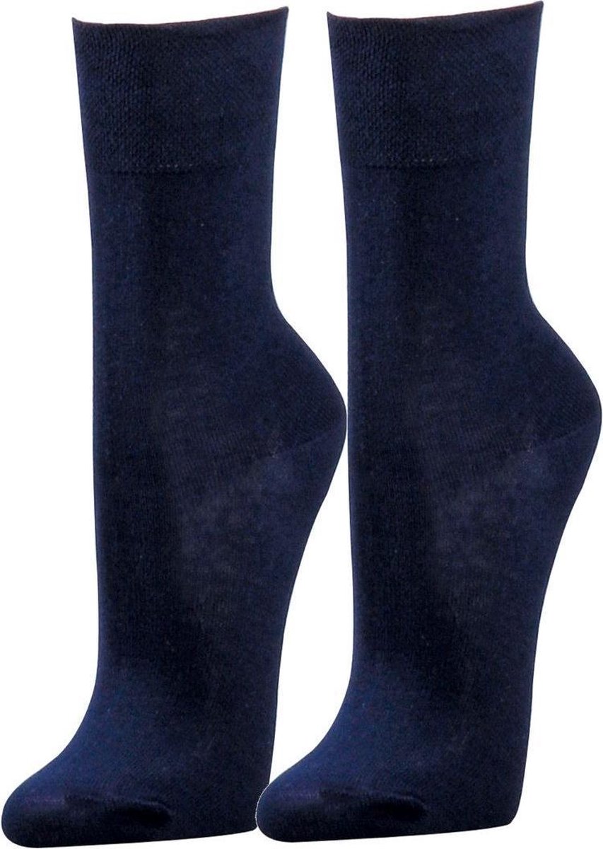Topsocks sokken zonder elastiek kleur: marine maat: 47-50