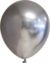 Ballonnen - Zilver - Metallic - Mirror - 30cm - 10st.