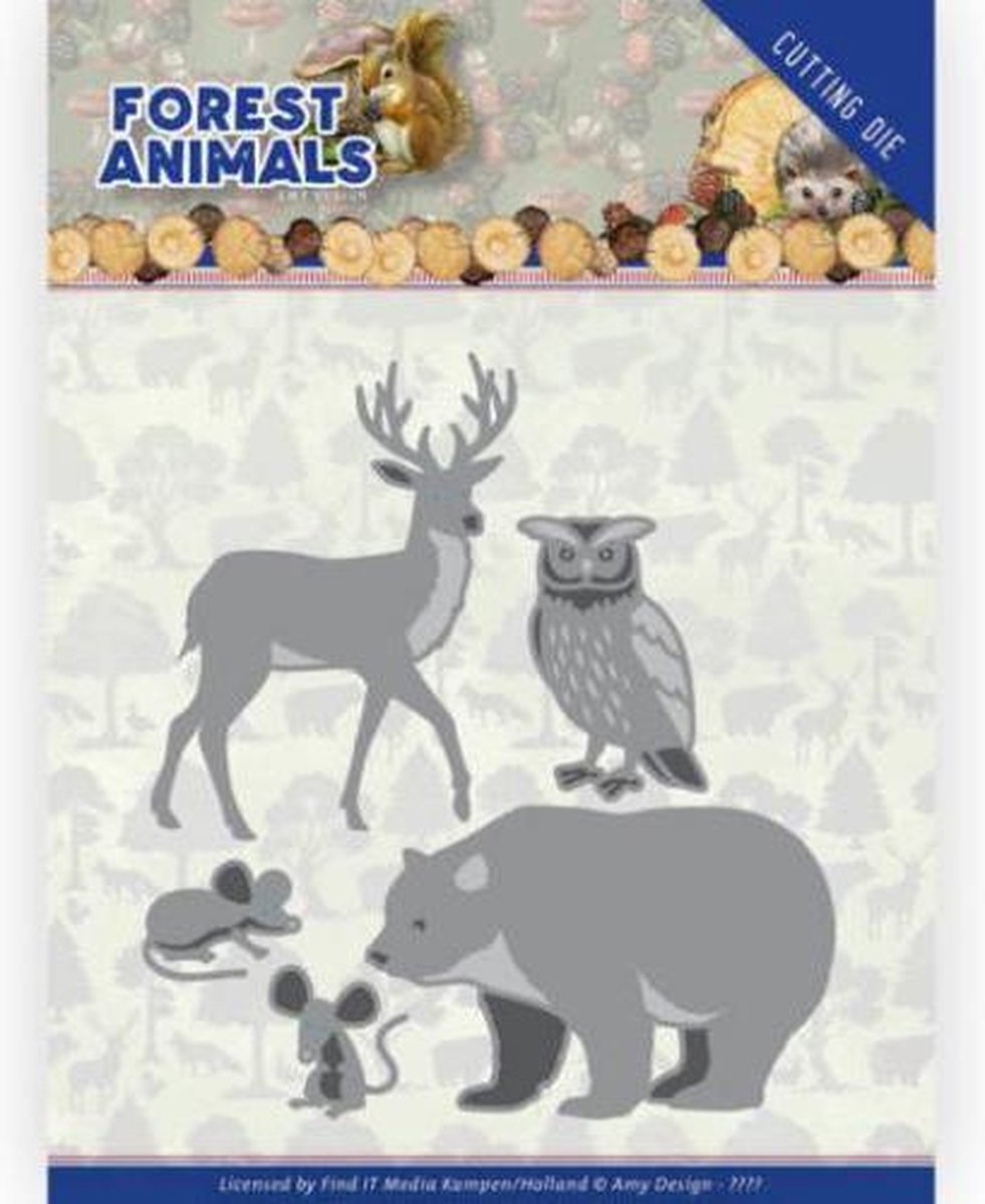 Forest Animals 2 - Cutting Die Forest Animals by Amy Design