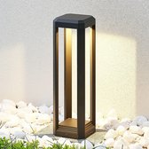 Lucande - Lampe d'extérieur LED - 1 lumière - aluminium moulé sous pression - H: 50 cm - anthracite - Source lumineuse incluse