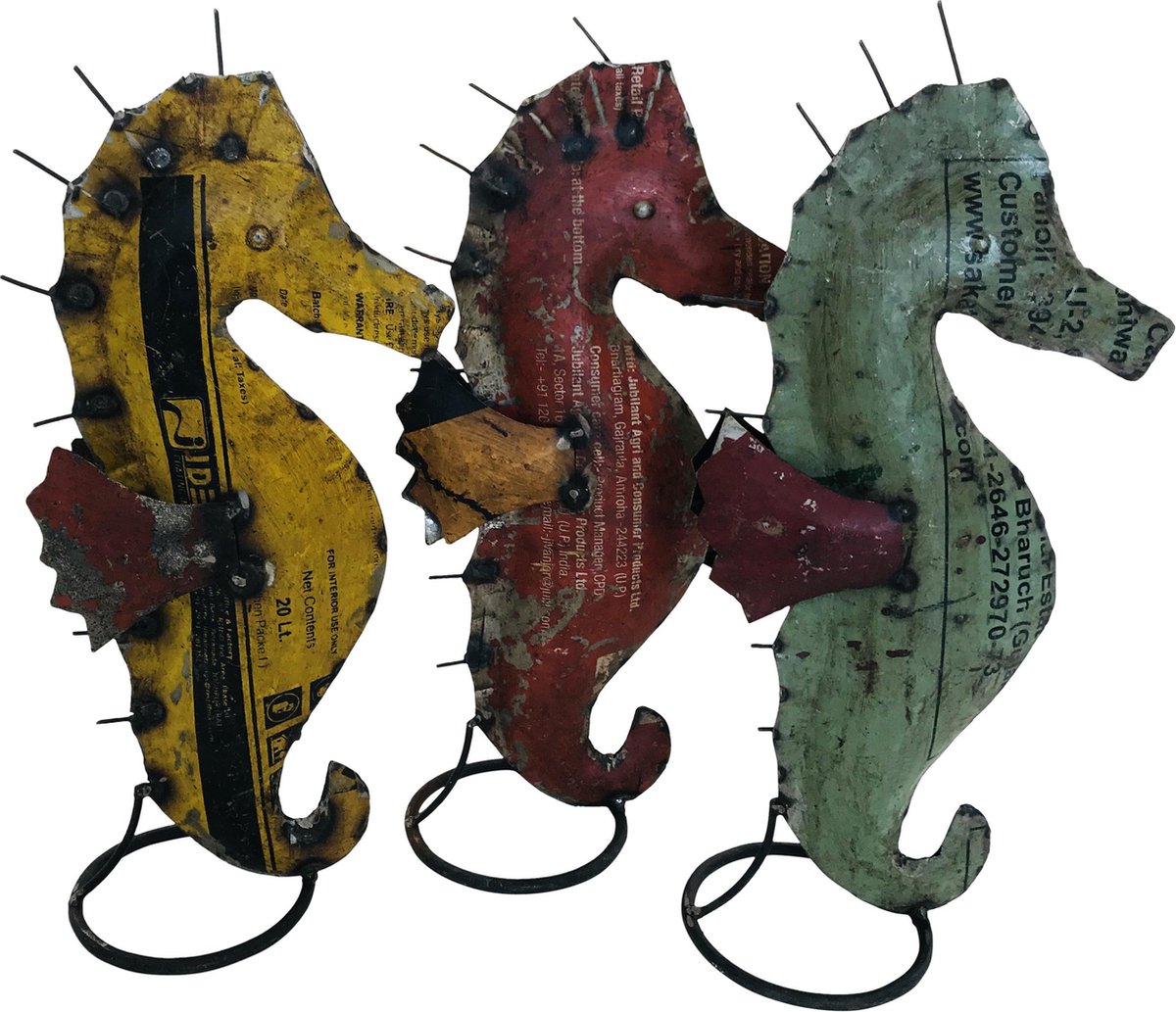 Zeepaardje van gerecycled ijzer