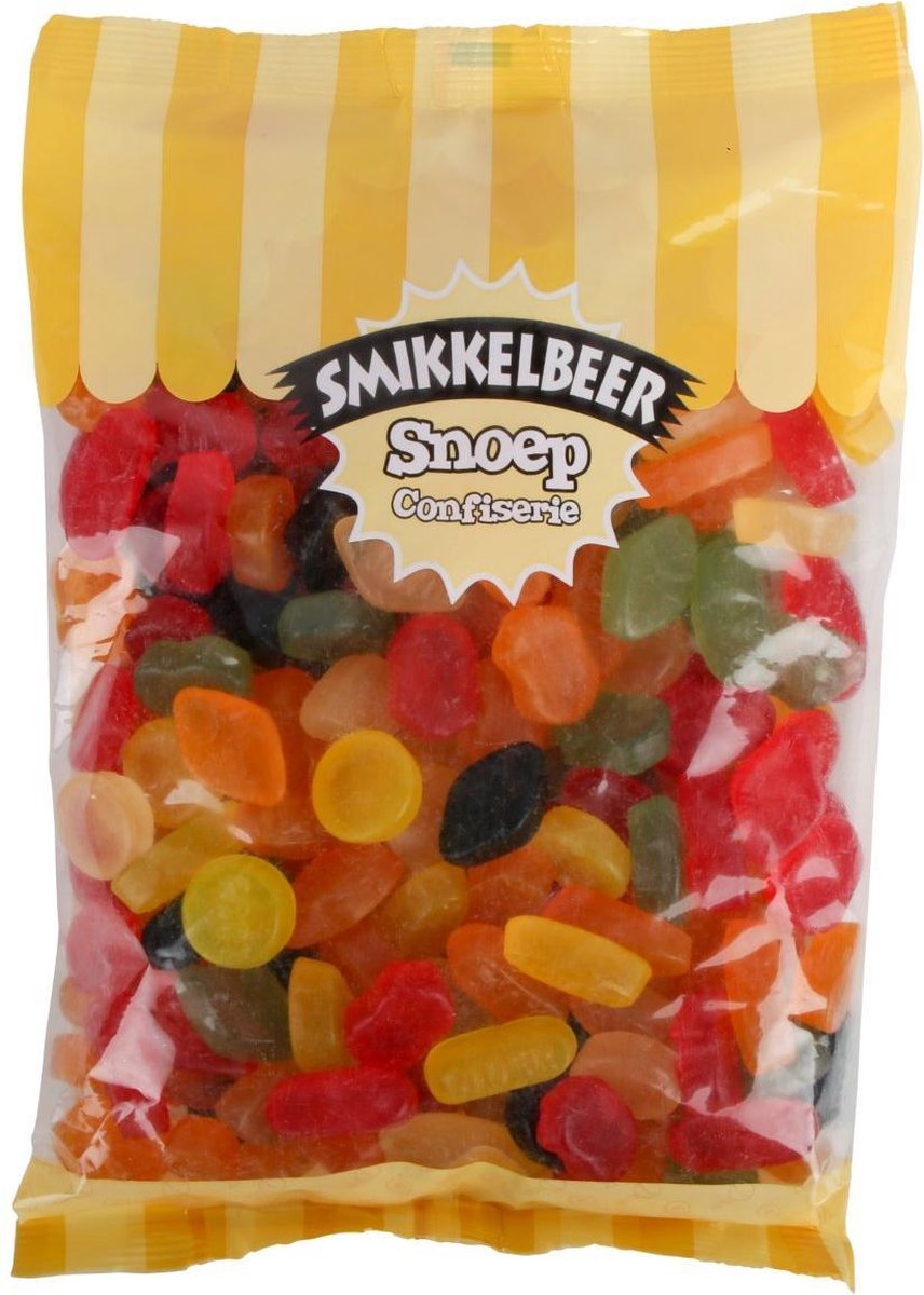 Winegums Snoep Grote XL Zak 1 Kilo Smikkelbeer