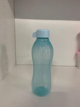 Ecofles 500 ml,in  lichtblauw in set van 2  flessen , met schroefdop