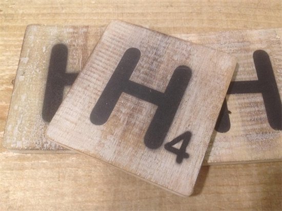 Letter H 10x10 cm