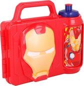 Iron Man The Avengers 3d - broodtrommel - drinkfles 350ml. BPA vrij.