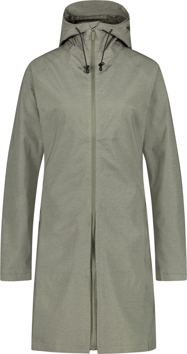 AGU SeQ Regenjas Regenjas Dames Waterdicht Regenjas Lang model Water- en Winddicht Ademend Groen