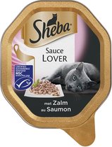 Sheba alu sauce lovers zalm - 85 gr - 22 stuks