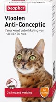 Beaphar vlooien anti-conceptie kat - tot 4,5 kg - 1 stuks