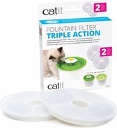 Catit triple action filter - 2 st - 1 stuks