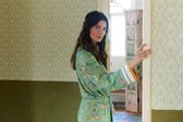 Kimono | Pip Studio | Maat M | Kaftan | Ochtendjas | Badjas | Petites fleur Green