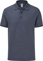 Fruit of the Loom Heren Getailleerd Polo Shirt (Marine Heide)